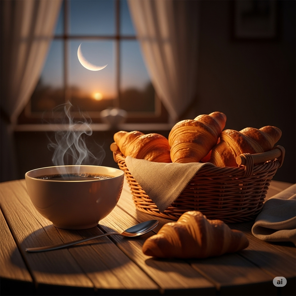 Dernier croissant...