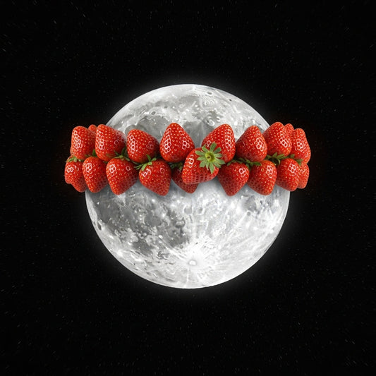 Aux fraises pour une Pleine Lune invisible...
